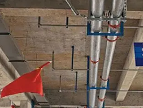 定结管廊支架的安装方法